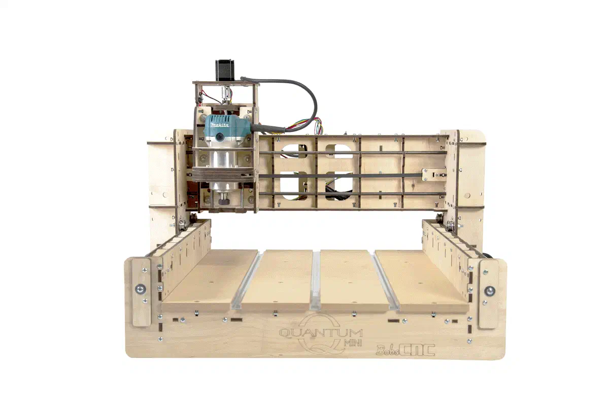 A Bob's CNC Quantum Mini CNC machine.
