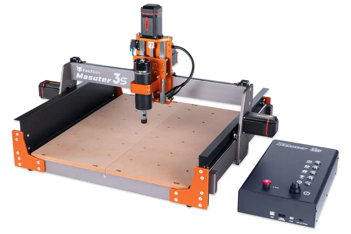 A FoxAlien Masuter 3S CNC machine.