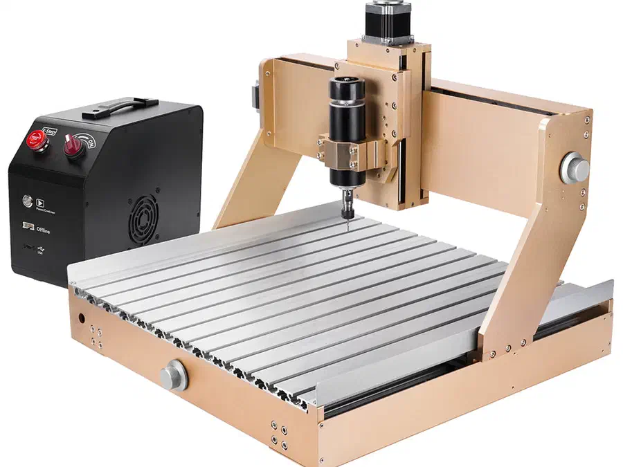 A Lunyee 4040 Turbo CNC machine.