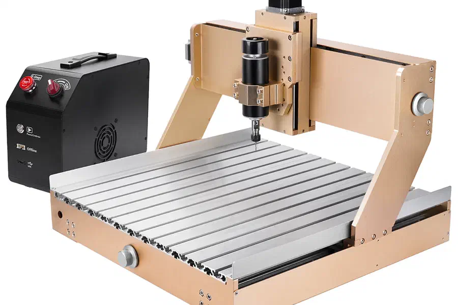 A Lunyee 4040 Turbo CNC machine.