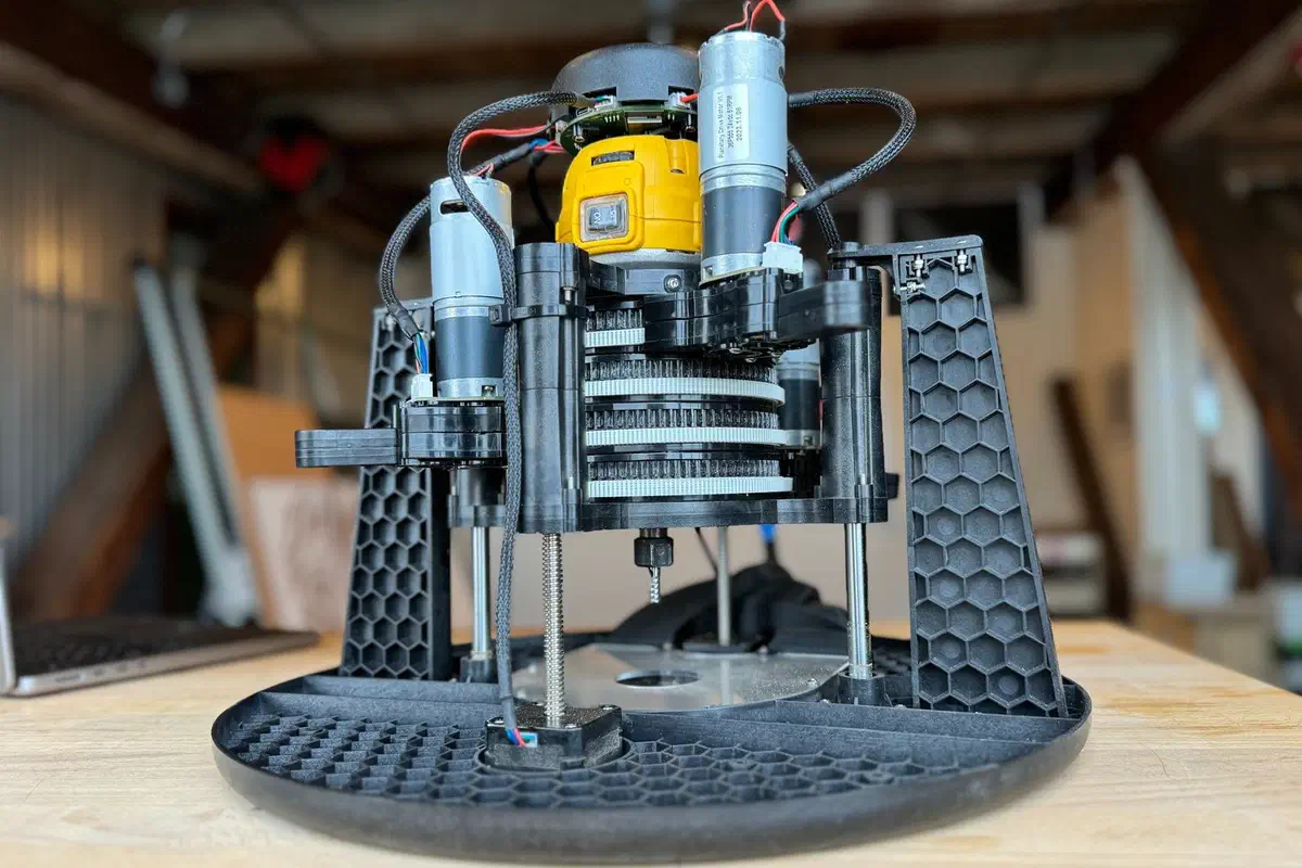 A Maslow 4.1 CNC machine.