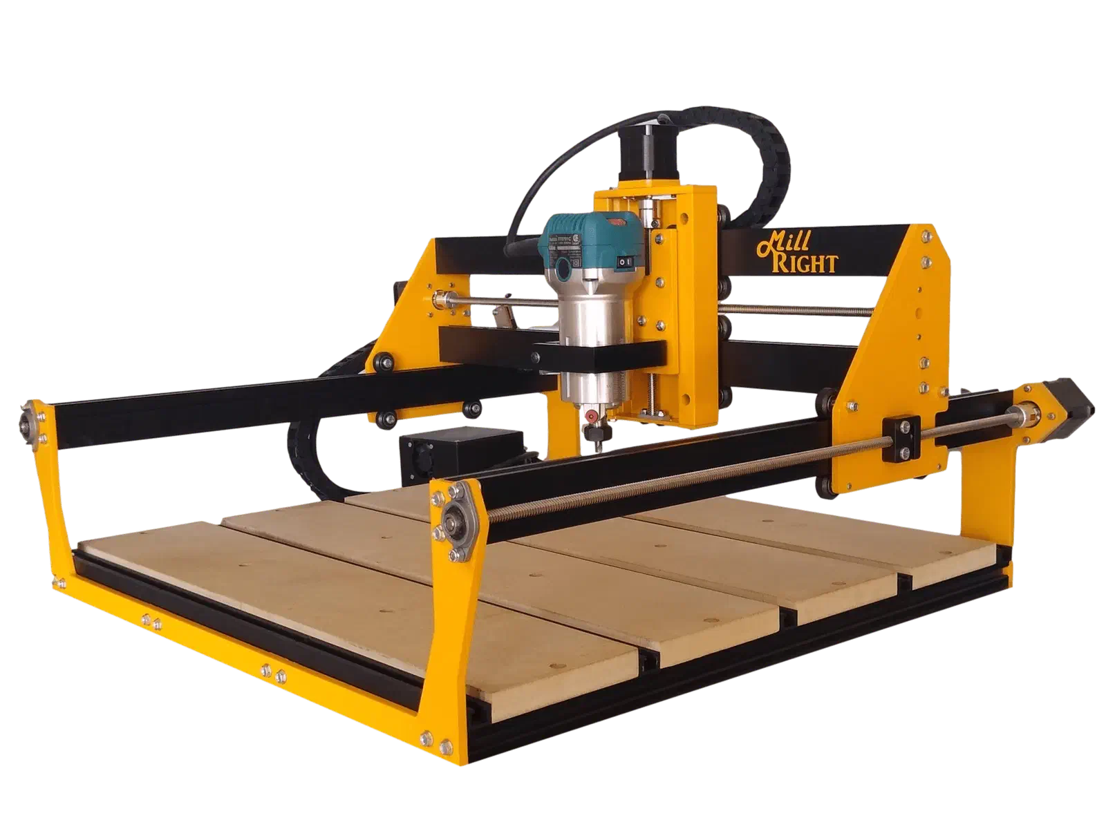A MillRight CNC Carve King 2 CNC machine.