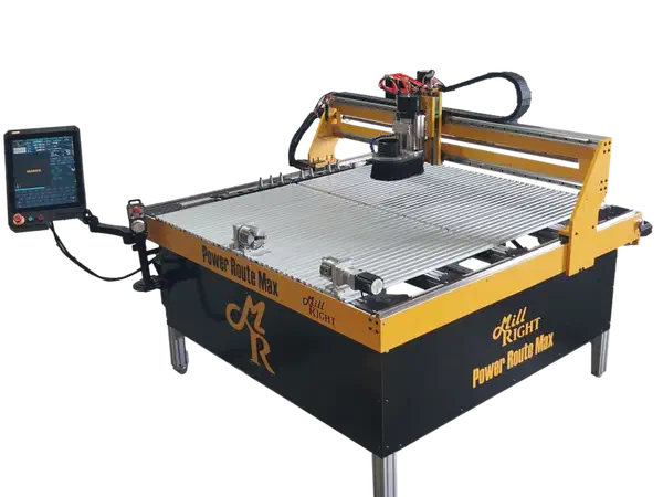 A MillRight CNC Power Route Max CNC machine.