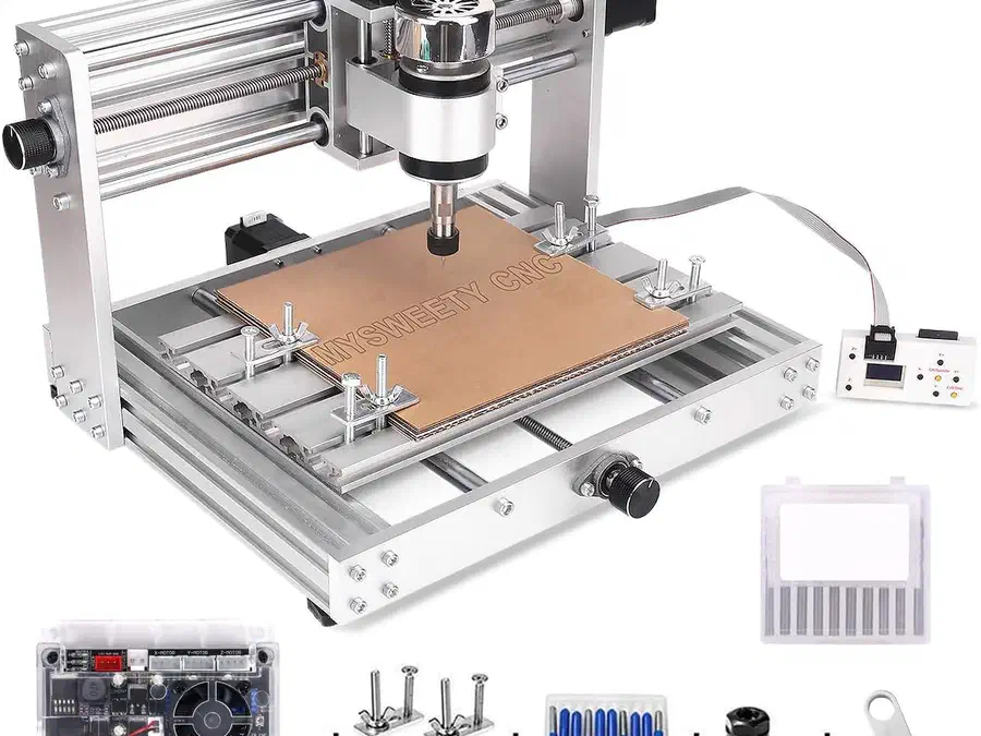 A MYSWEETY 3018 MAX CNC machine.