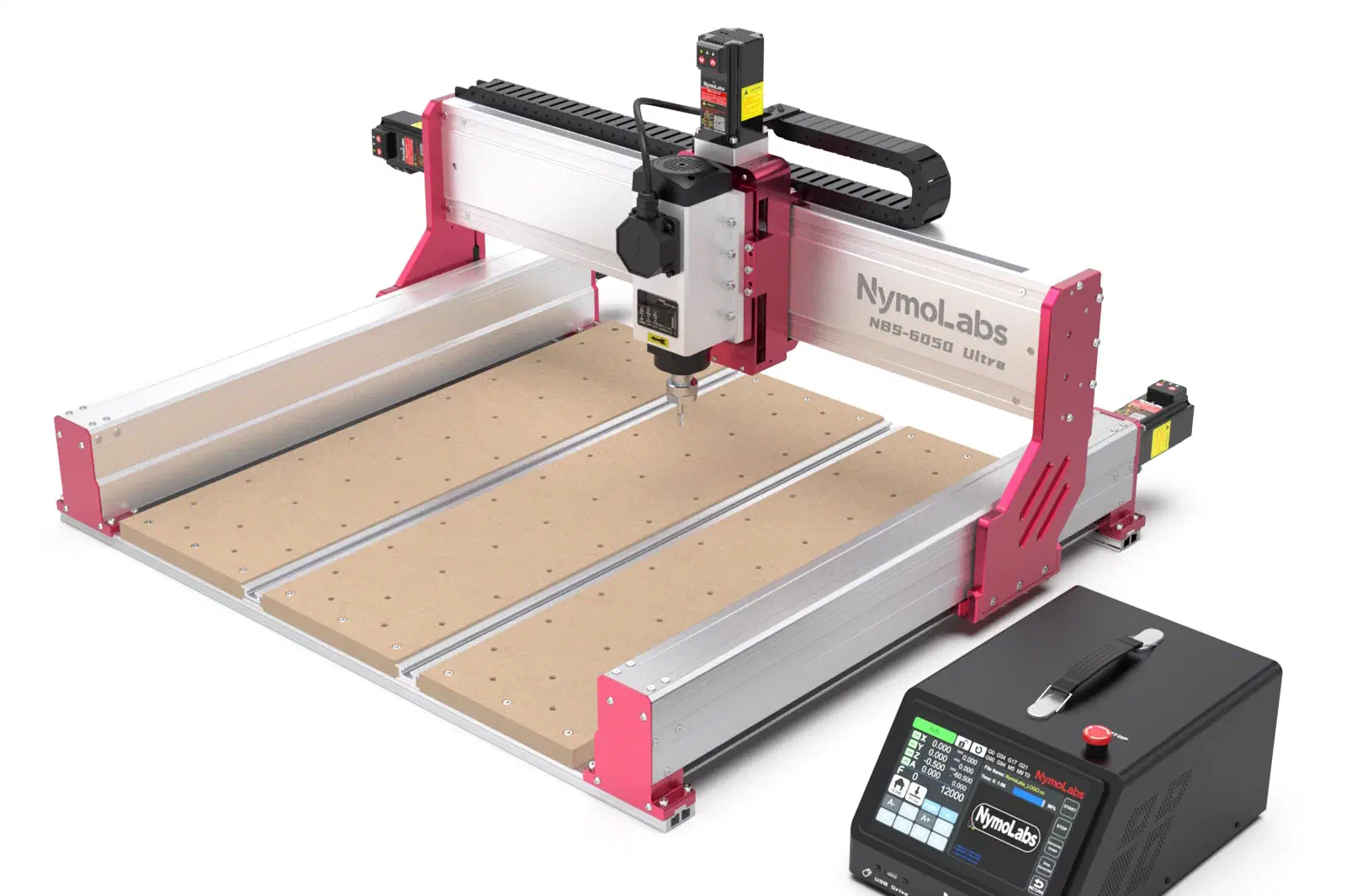 A NymoLabs NBS-6050 Ultra CNC machine.