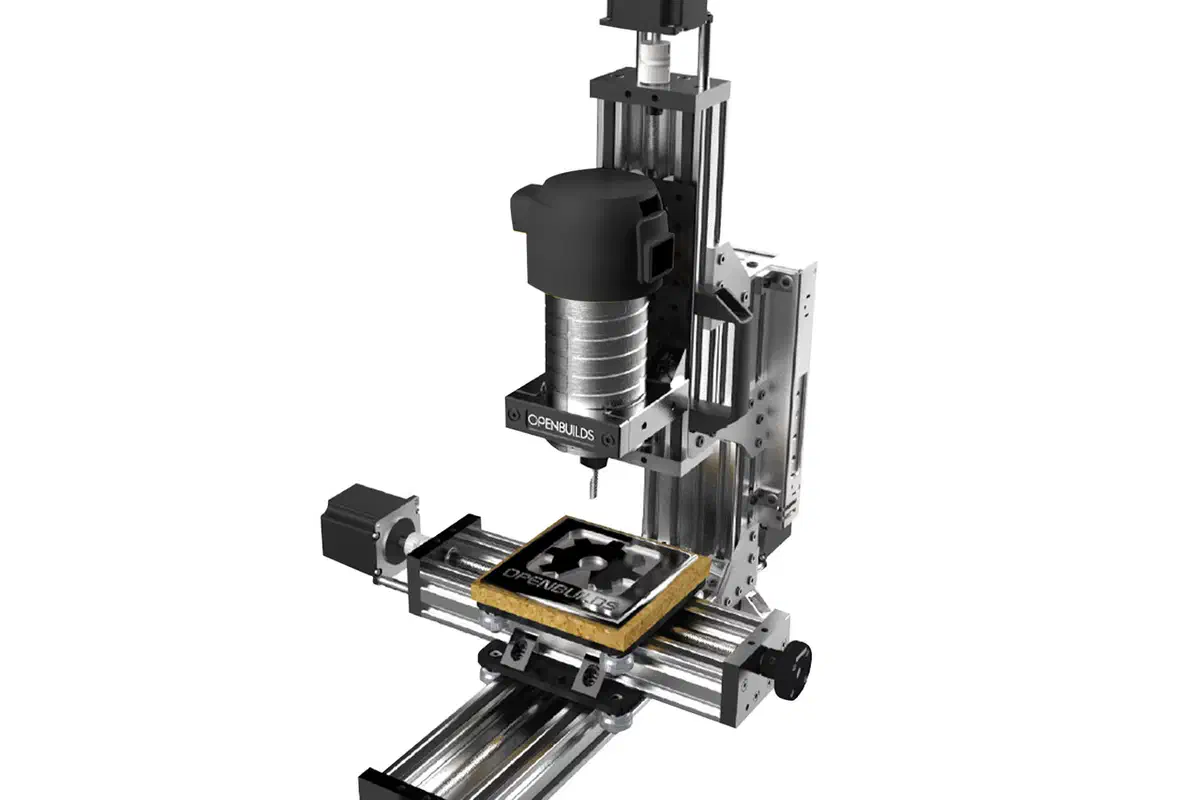 An OpenBuilds MiniMill CNC machine.