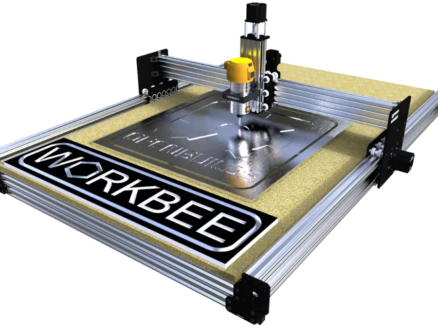 An OpenBuilds WorkBee 1510 (60 x 40 in) CNC machine.