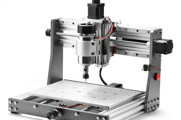 A SainSmart Genmitsu 3020-PRO MAX CNC machine.