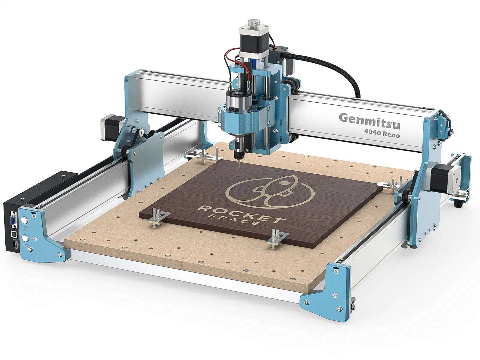 A SainSmart Genmitsu 4040 RENO CNC machine.