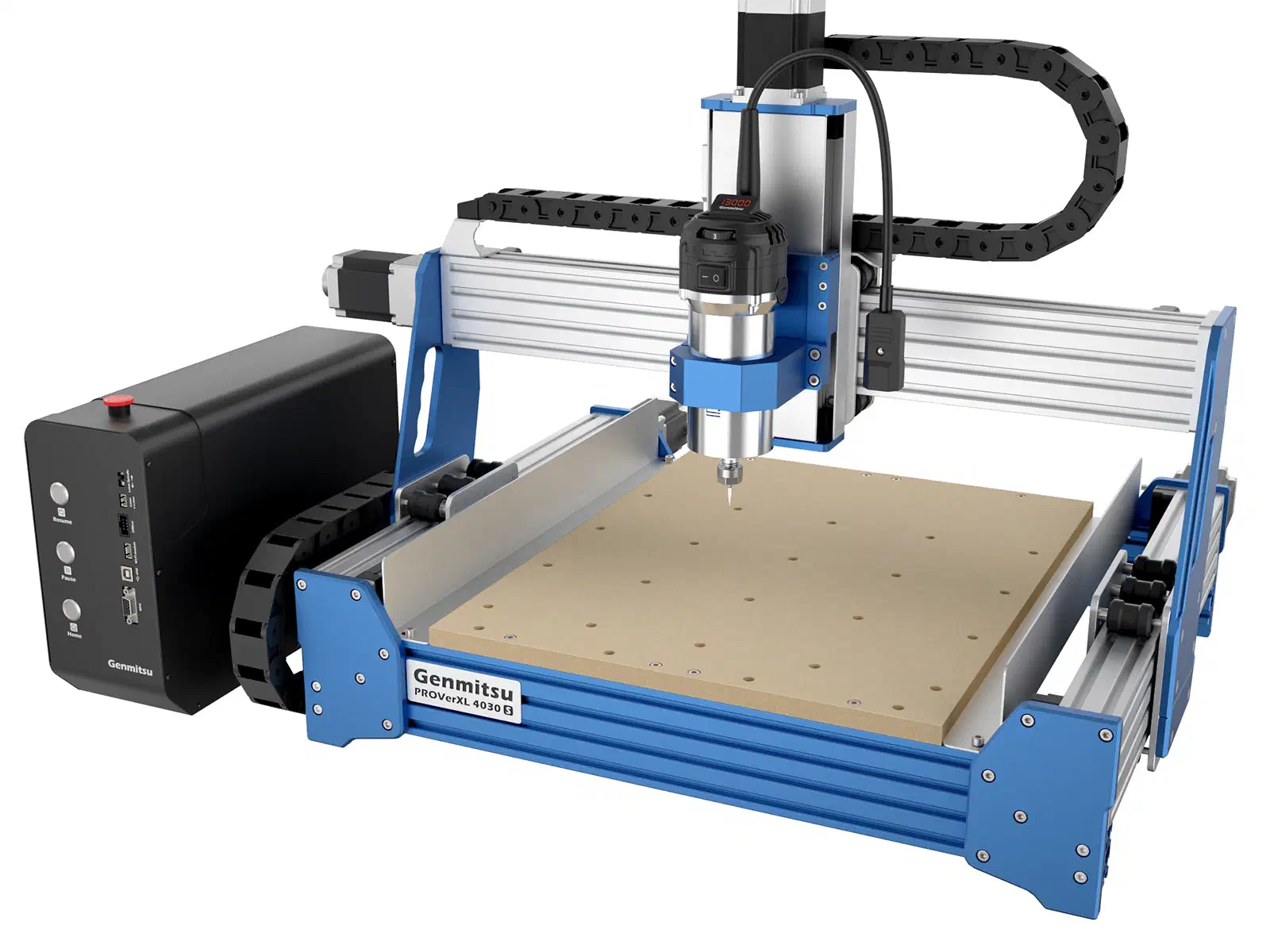 A SainSmart Genmitsu PROVerXL 4030S CNC machine.