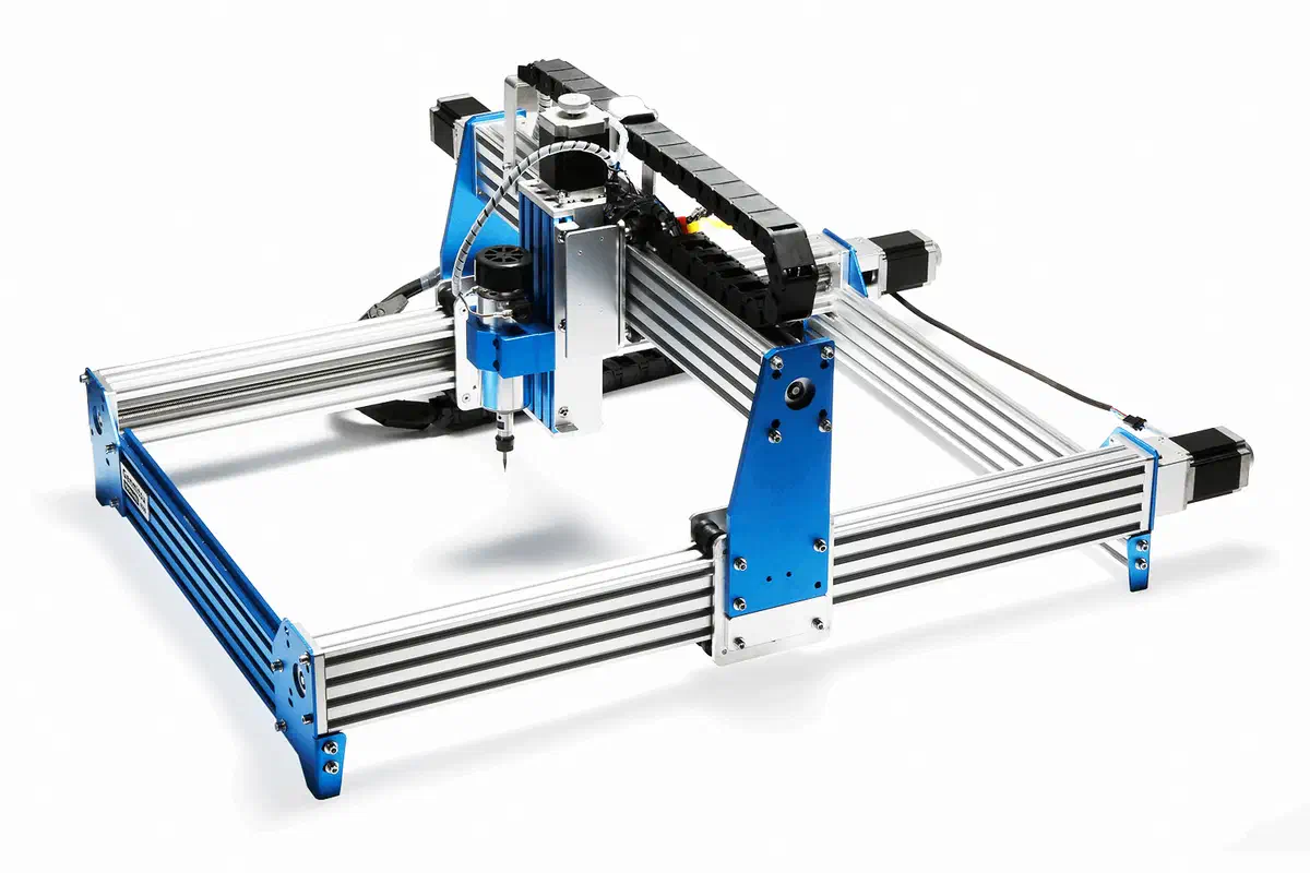 A SainSmart Genmitsu PROVerXL 4030 (6060 Expansion) CNC machine.