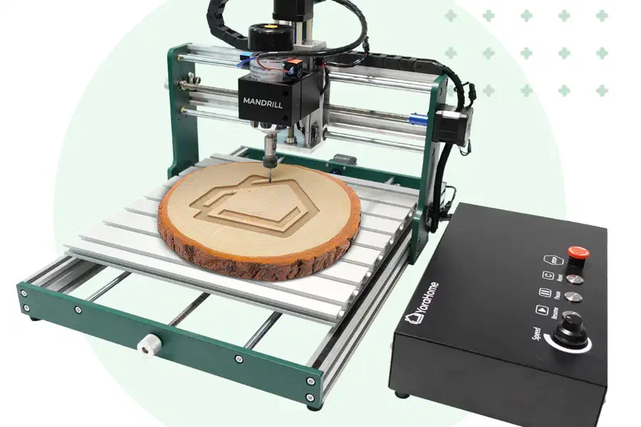 A YoraHome Mandrill CNC Router 3036 CNC machine.