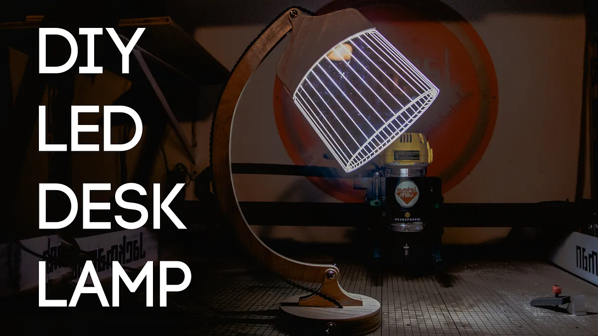 DIY Flat Pack LED Desk Lamp