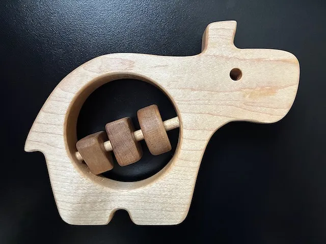 Hippo Baby Rattle